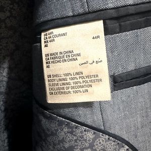 BarIII Denim Blue suite jacket 44R